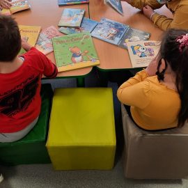 Pierwszaki z Piekar w bibliotece