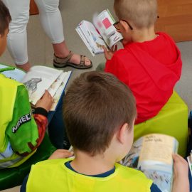 Wizyta pierwszaków w bibliotece