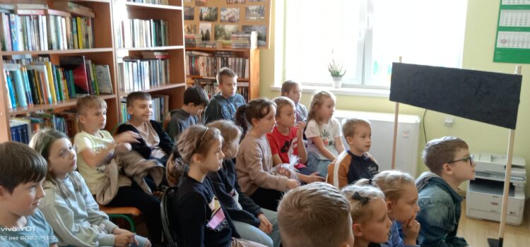 Spotkanie z Mikołajem Kopernikiem w bibliotece w Kaszowie