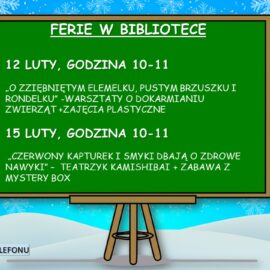 Ferie w bibliotece Ferie w bibliotece