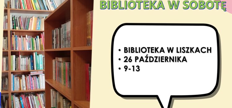 Biblioteka w sobotę